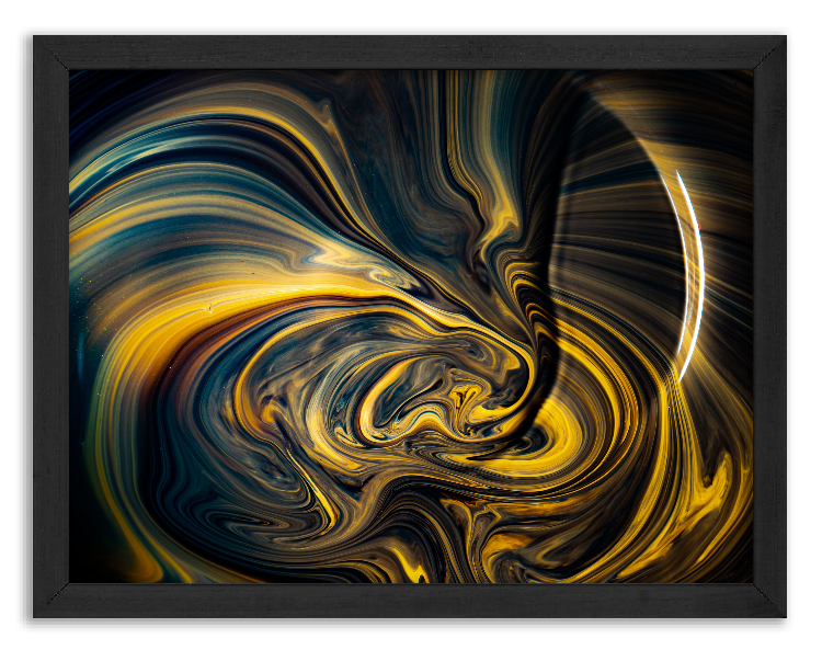 Artistic mixing of watercolor paints