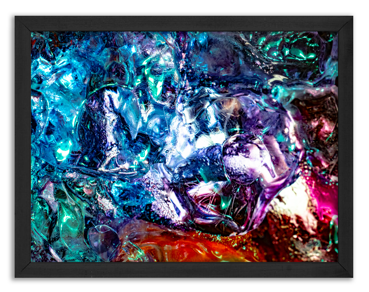 Artistic mixing of watercolor paints