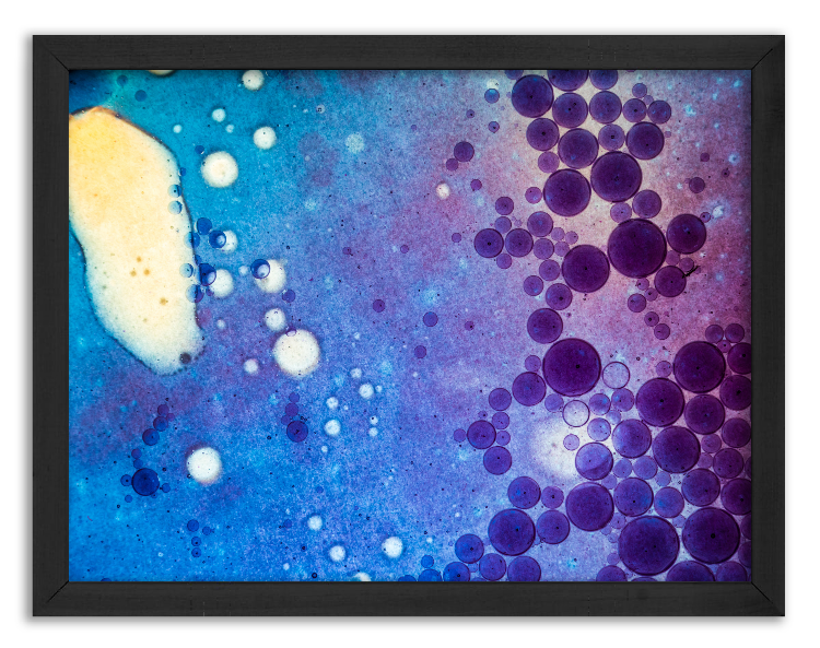 Artistic mixing of watercolor paints