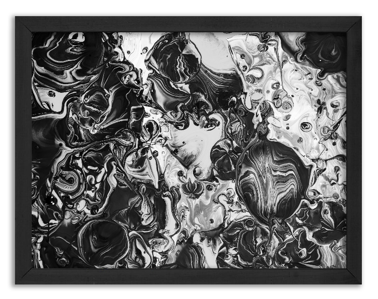 Artistic mixing of watercolor paints