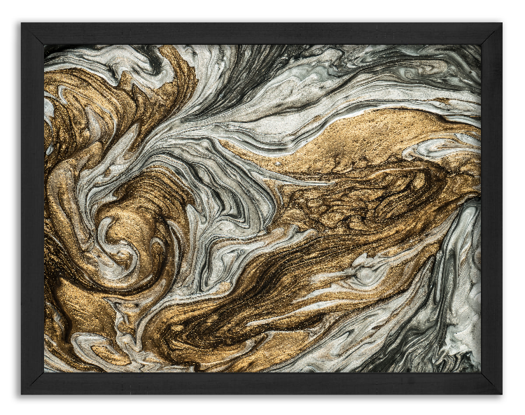 Artistic mixing of watercolor paints