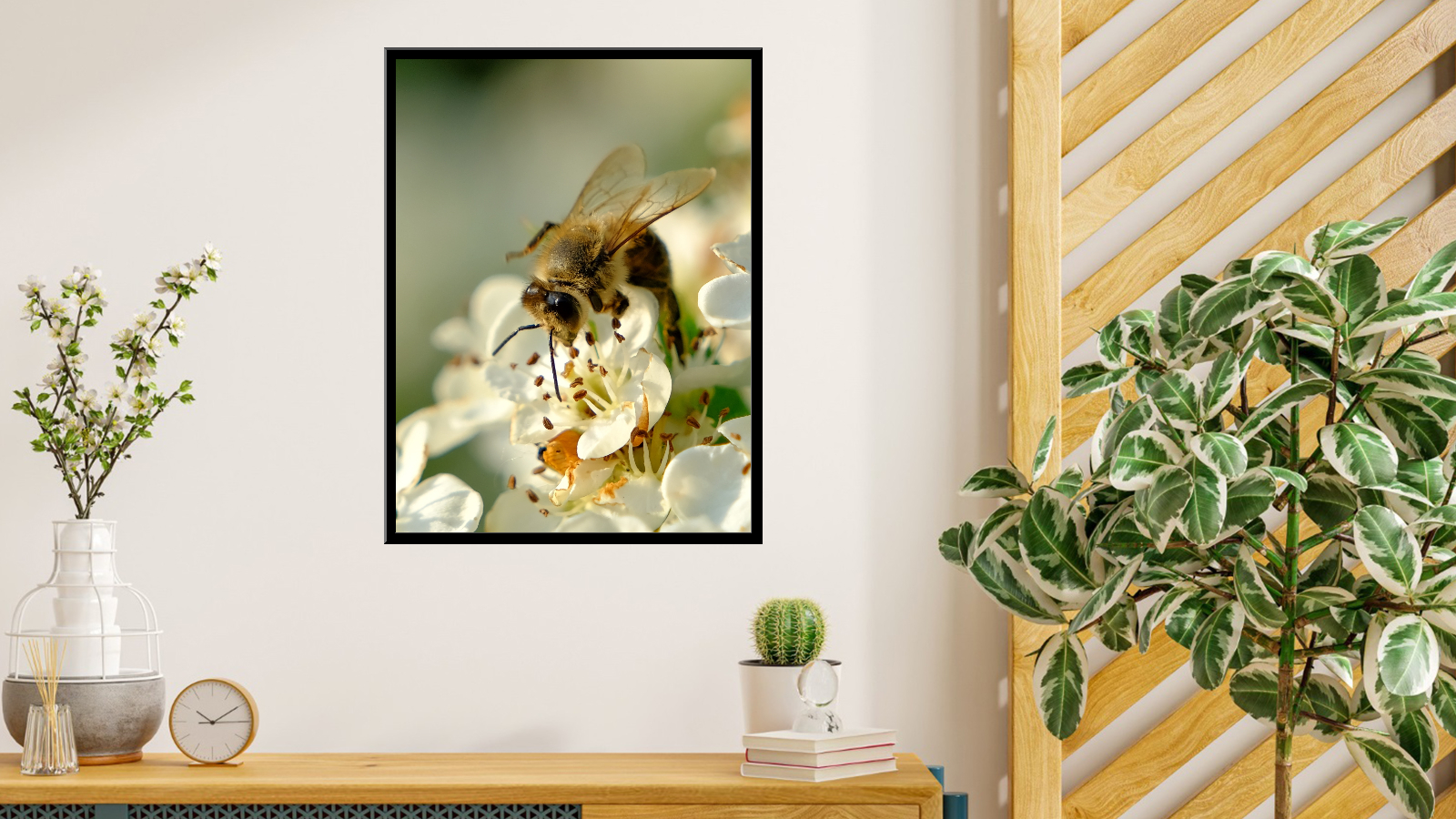 Bee collecting pollen - 2