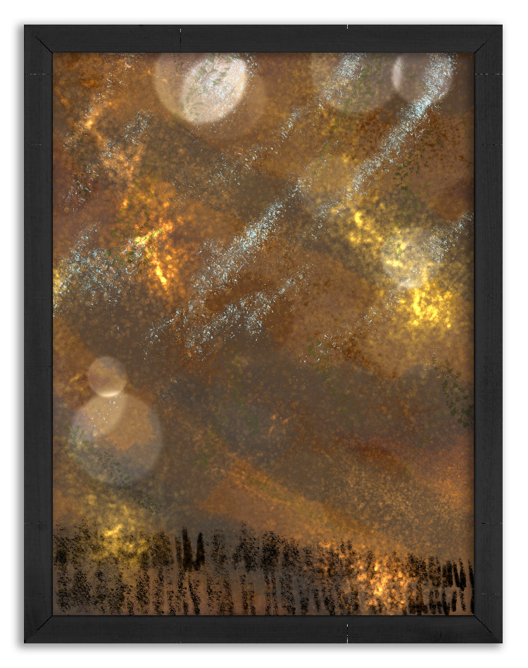 Abstrakcyjny pożar lasu