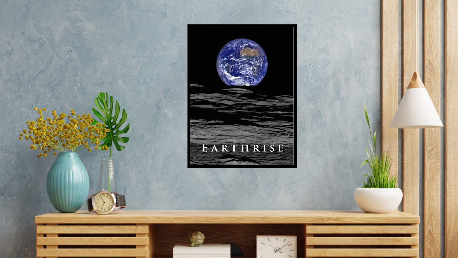Earthrise on the Moon - signed