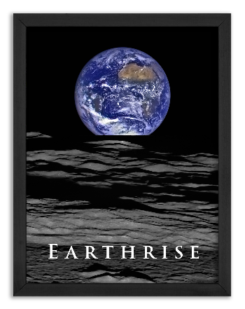 Earthrise on the Moon - signed