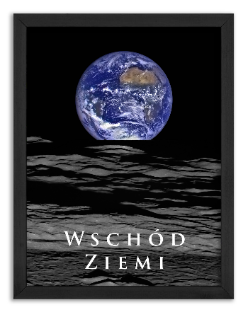 Wschód Ziemi na Księżycu - podpisany
