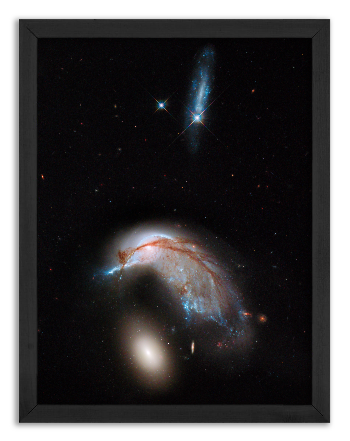 Zderzenie Galaktyki Arp 142