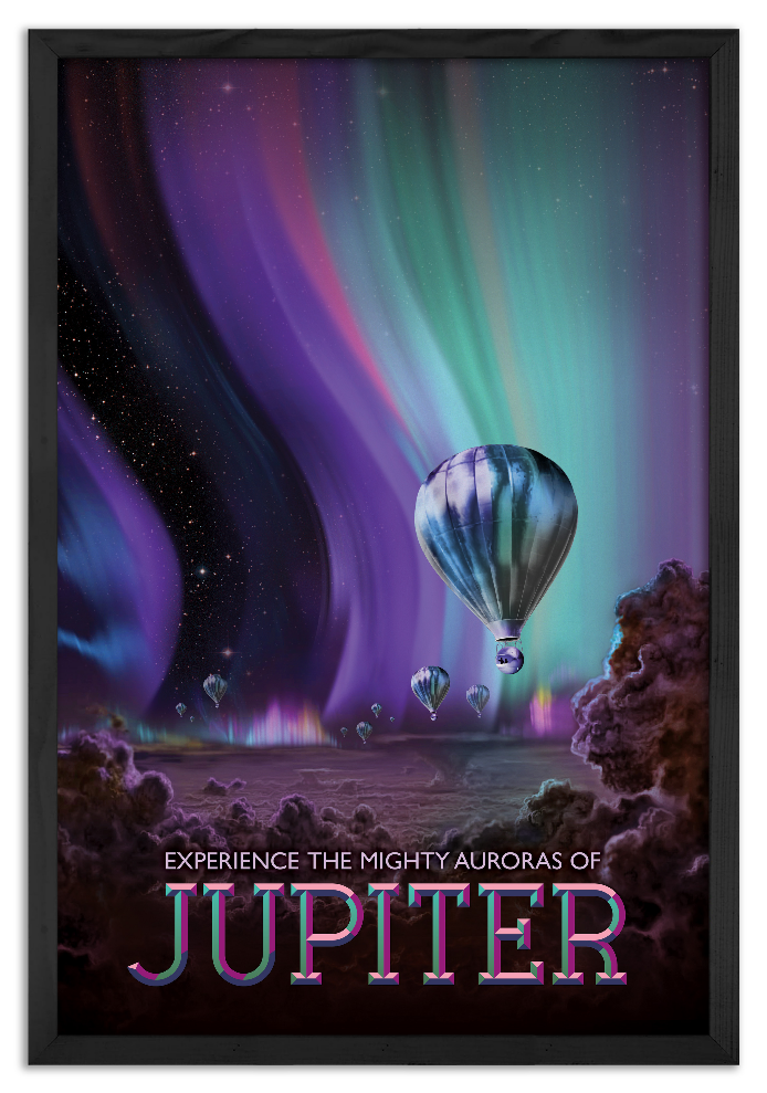 Jupiter - Experience the mighty auroras of
