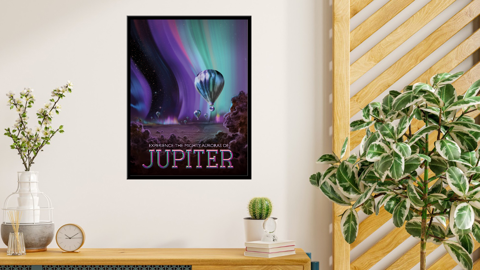 Jupiter - Experience the mighty auroras of