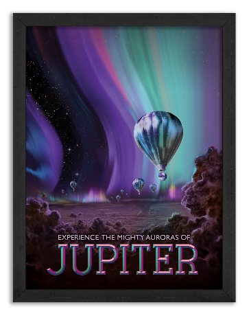 Jupiter - Experience the mighty auroras of