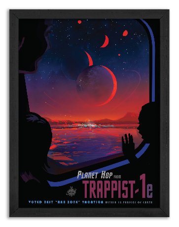 TRAPPIST-1e - Voted best „Hab Zone” vacation
