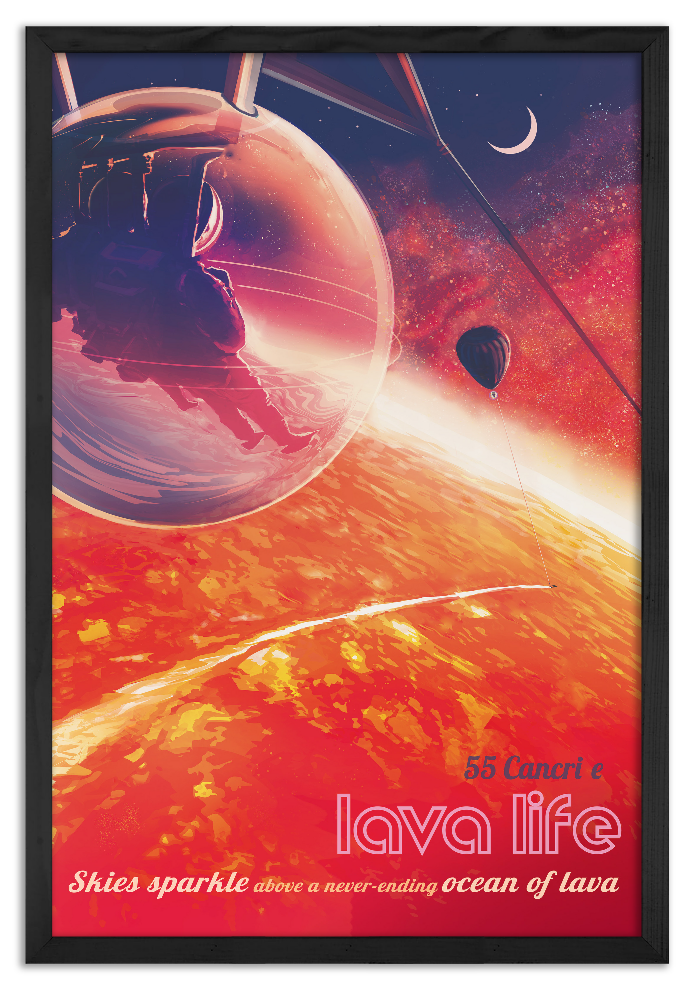 55 Cancri e - lava life
