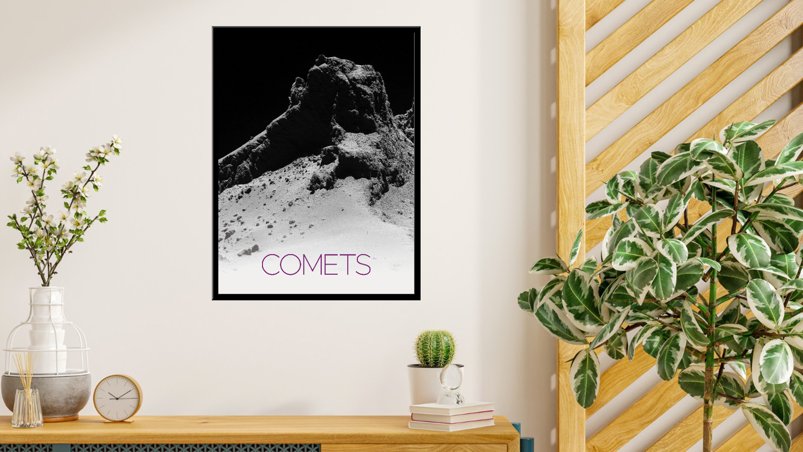 Comet 67P - rocks