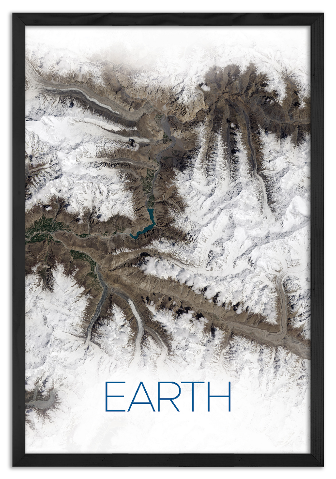 Ziemia - lodowiec w Shimshal