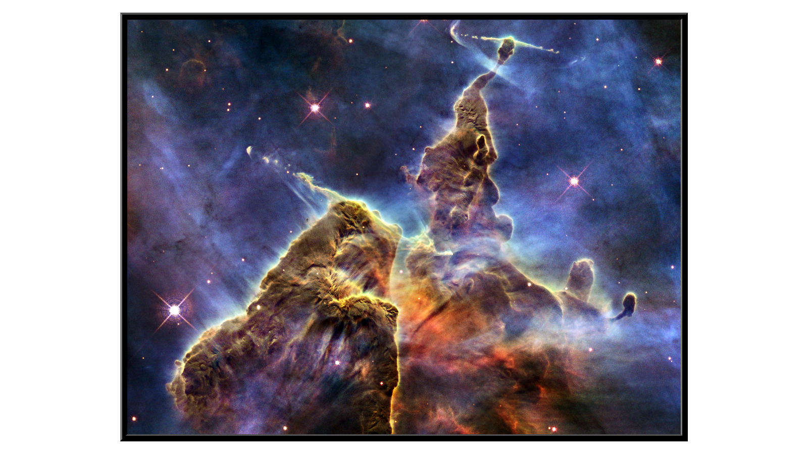 Peak in the Carina Nebula