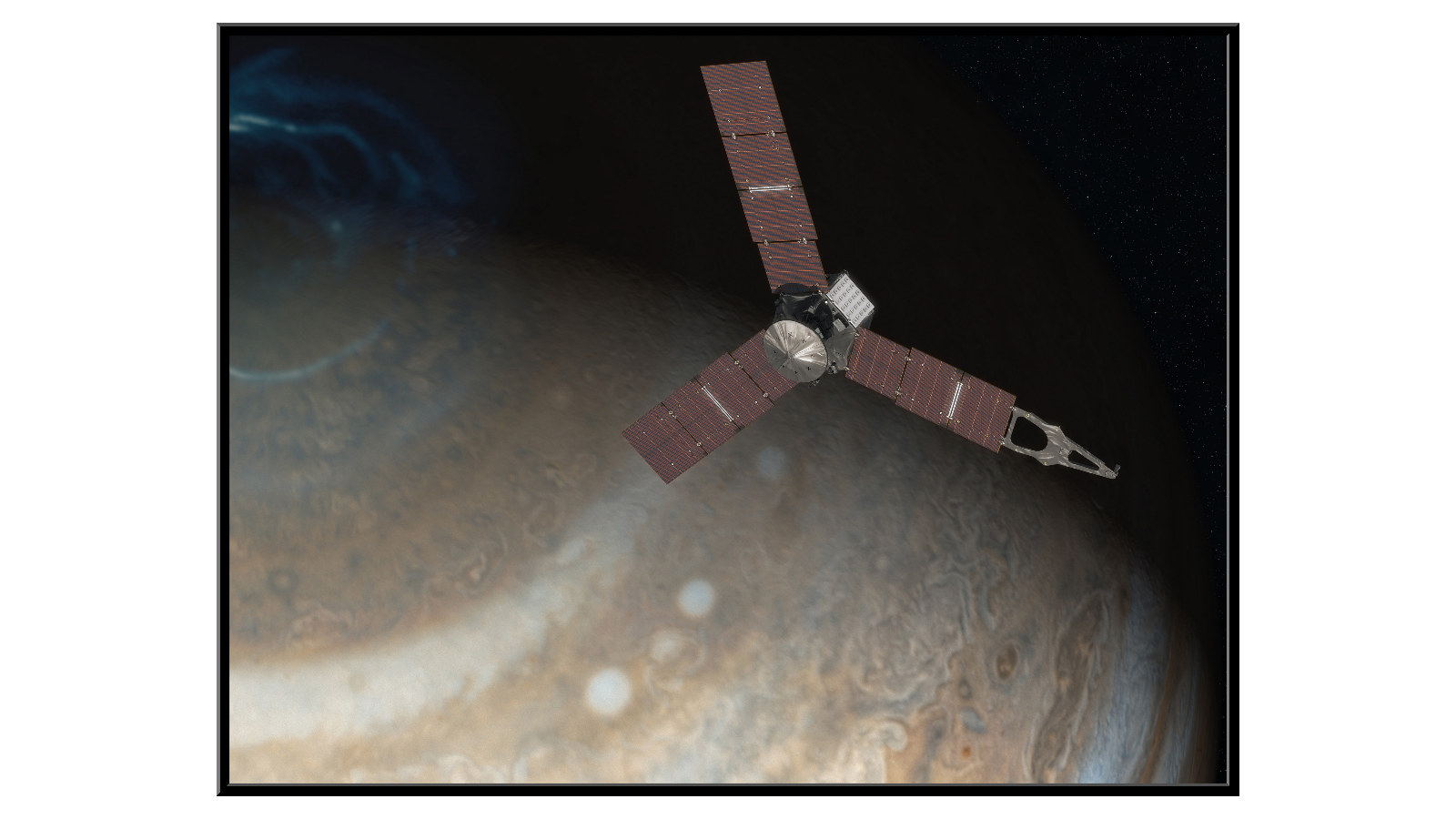 Juno nad biegunem Jowisza