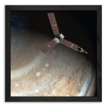 Juno Above Jupiter's Pole