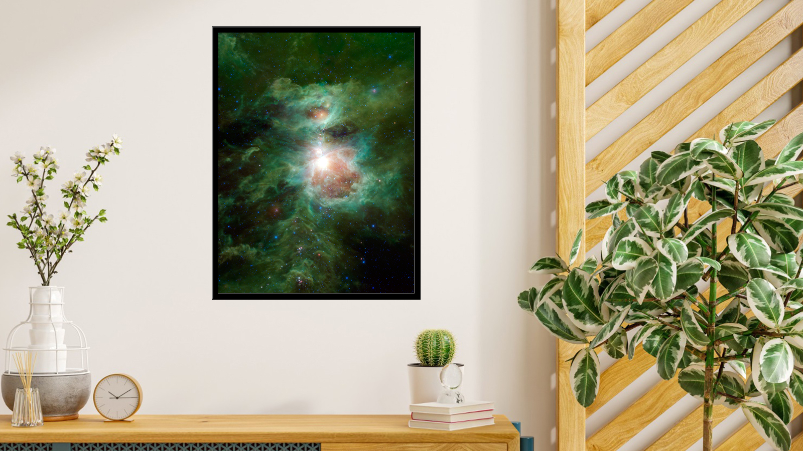 Mgławica Oriona - zielona