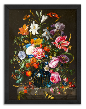 Wazon z różowymi i białymi kwiatami - Jan Davidszoon de Heem