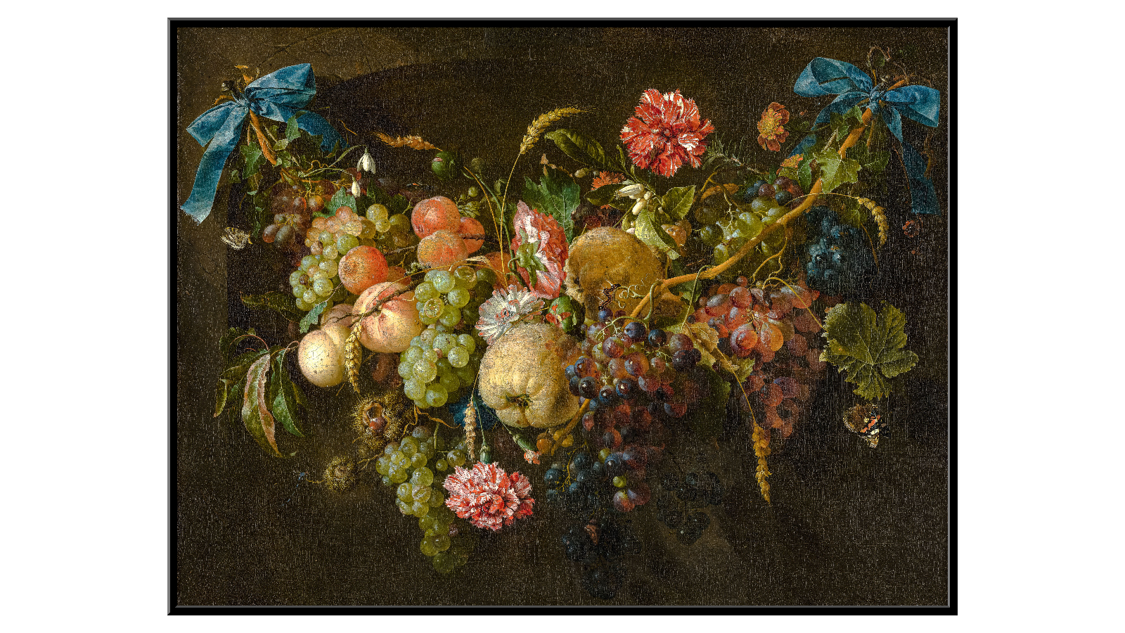 Bukiet z owocami i kwiatami - Jan Davidszoon de Heem
