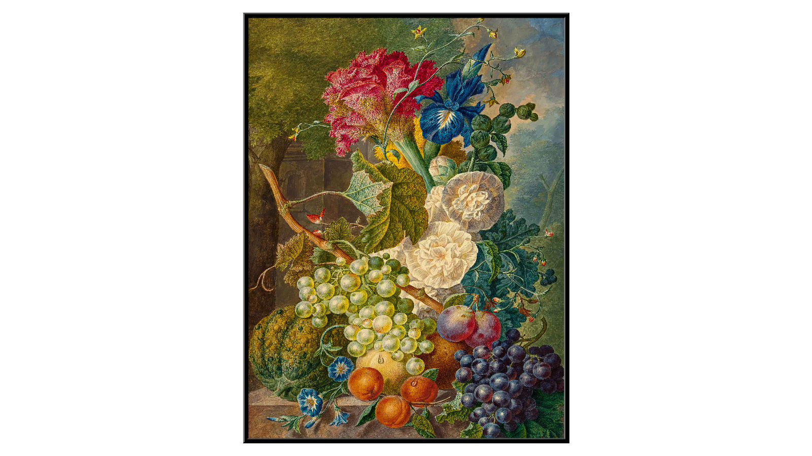 Still Life with Flowers and Fruits - Jan van Os
