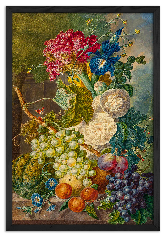 Still Life with Flowers and Fruits - Jan van Os